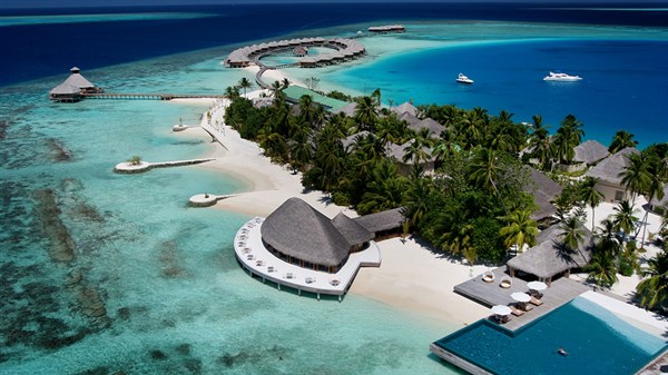 Aerial view of the resort