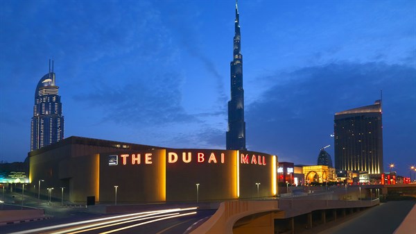 Dubai Mall And Burj Khalifa