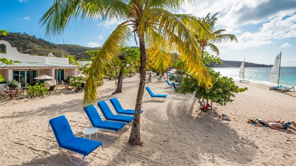 Loungers on the beach